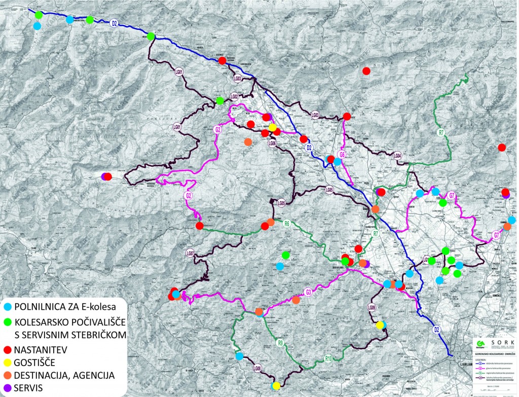 Gorenjsko kolesarsko omrežje in 'mehka infrastruktura'